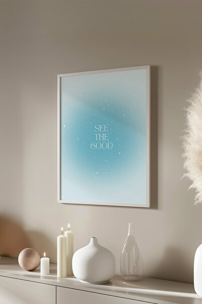 Basquiart Poster cu ramă albă din seria Aura, Nr. tablou: 103