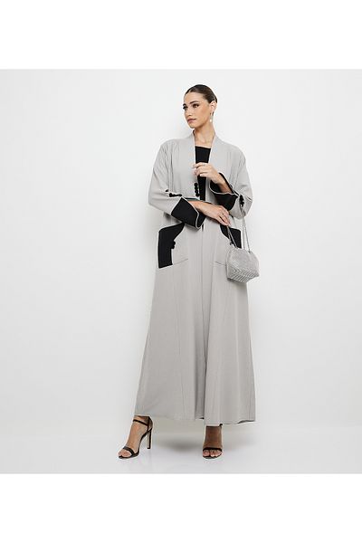 Rosette Abaya Gray-R-202483