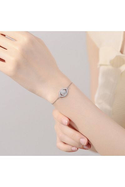 delis Bratara Argint 925, Jw648, Model Ochisor, Placata Cu Rodiu