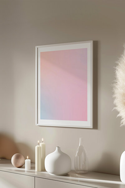 Basquiart Poster cu ramă albă din seria Aura, numărul tabloului: 23