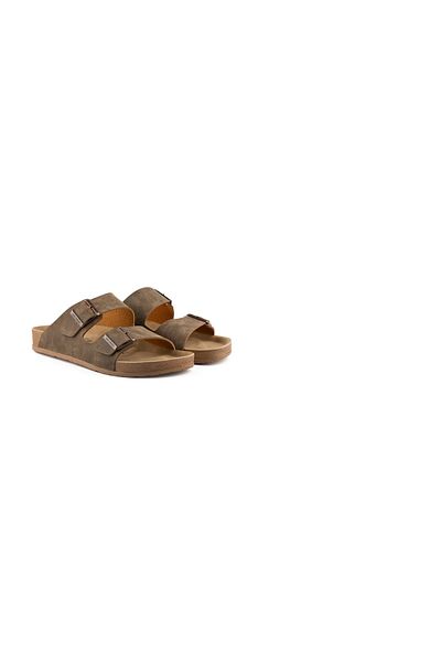 Roy Jones BreezeStep Ergonomic Men's Summer Slippers with Two Buckles