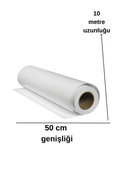 Renkli Duvarlar 50 cm x 10 metri 1 bucată folie adezivă alb strălucitor pentru acoperirea pereților de bucătărie hârtie folie