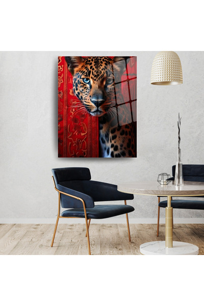 Glit Glass Cam Tablo – Modern ve Vahşi Dokunuş