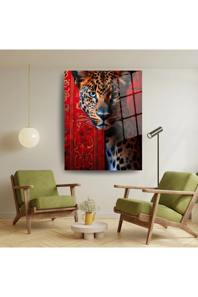 Glit Glass Cam Tablo – Modern ve Vahşi Dokunuş