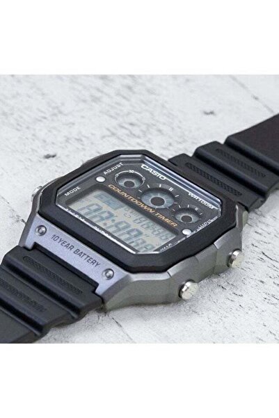 Casio Men's Youth Series Water Resistant Digital Watch AE-1300WH-8A - 45 mm - Black