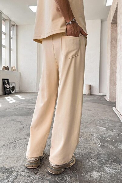 HAFKAGİYİM Κρεμ Cozy Premium Φαρδιά Φούτερ