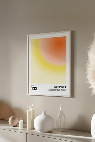 Basquiart Αφίσα της σειράς Aura με λευκό πλαίσιο, Αριθμός Πίνακα: 1