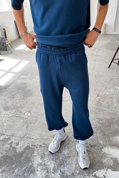 HAFKAGİYİM Φούτερ Indigo Cozy Premium Basic Elastic Leg