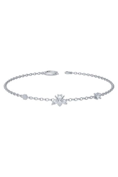 delis Bratara Argint 925, Jw1013, Model Albina, Placata Cu Rodiu
