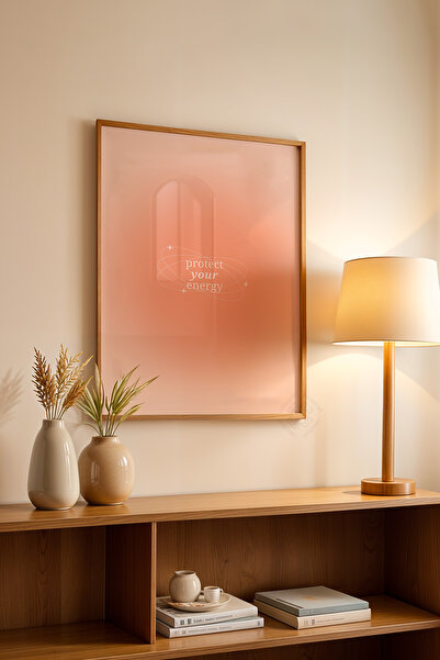 Basquiart Poster din seria Aura cu ramă din lemn, numărul picturii: 170