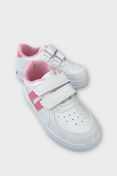 Liger Lighted Unisex Comfortable Lightweight Children's Sports Shoes White - Pink
