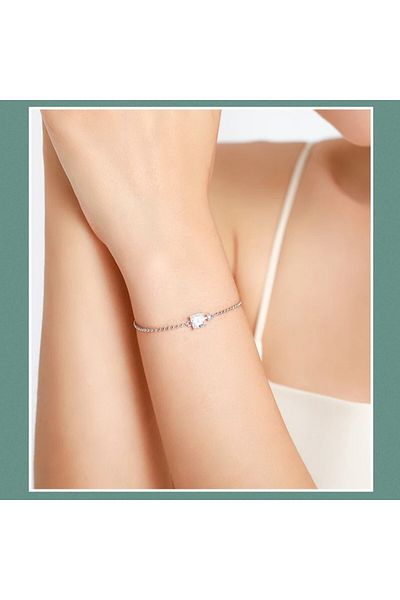 delis Bratara Argint 925, Jw1019, Model Elegant, Placata Cu Rodiu