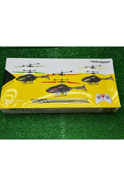 ydn El Sensörlü Helikopter Uzaktan Kumandalı Karışık Renk Sarı Kırmızı YeşilŞarjlı 20cm
