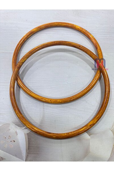 miraylahobi Bambu Görünümlü Plastik Çanta Sapı M26 çap:22cm