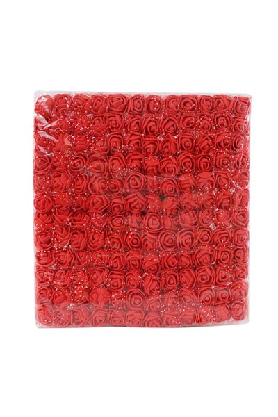 Choice PE07 Mini Foam Rose Flower Bouquet 144pcs 2cm Artificial Roses DIY Wedding Flowers Decor Bridal Hair