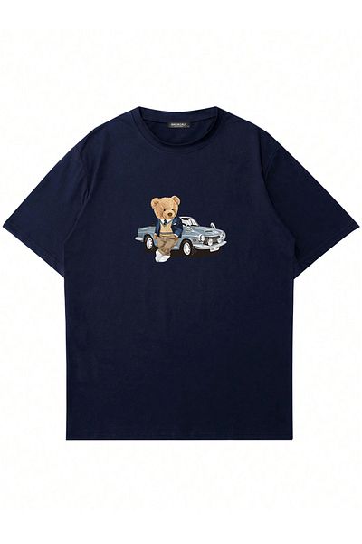 Mad&Calf Μπλουζάκι Unisex Rich Teddy με στάμπα με λαιμόκοψη