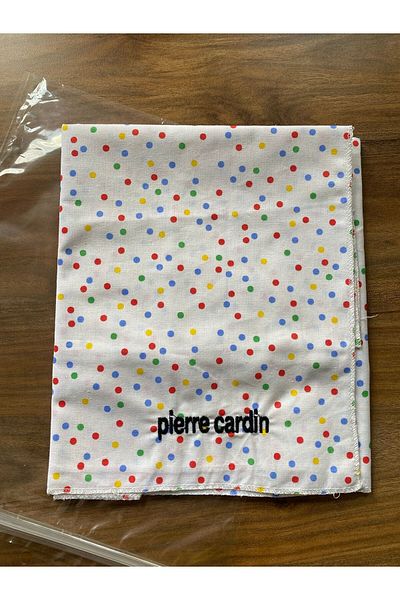 Pierre Cardin بطانية من القطن الممشط للأطفال مقاس 75 × 85 منقوشة للجنسين
