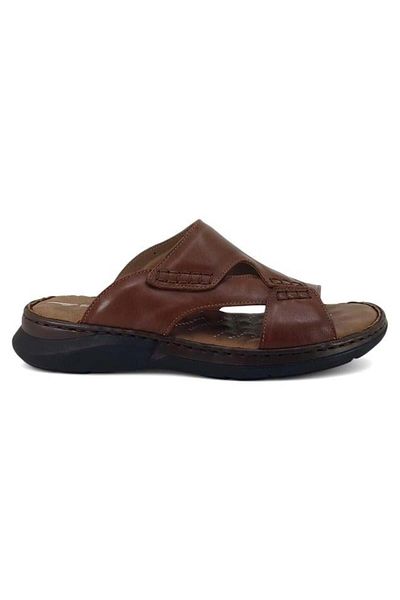 Forelli Tuna Daily Anatomical Leather Men's Slippers-Tan