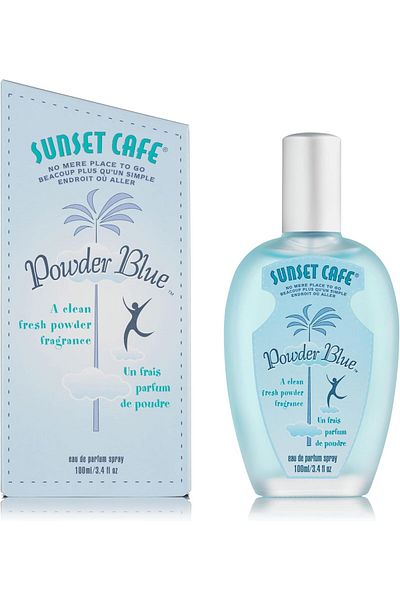 Sunset Cafe Powder Blue Ed Perfume, 100 ml