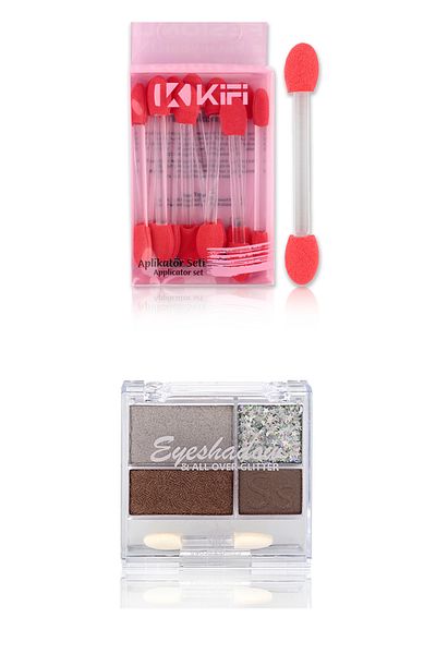 Sword & Shield 4 Color Eyeshadow and 10 Applicator Set 04