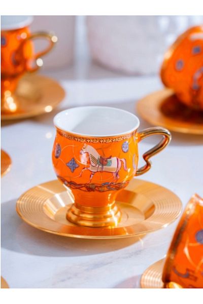 ACAR Muba Concept Passifolia Coffee Cup Set for 6 People - 90 ml
