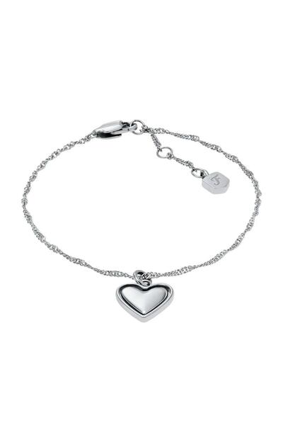 Fossil JF04837-040 سوار المرأة القلب