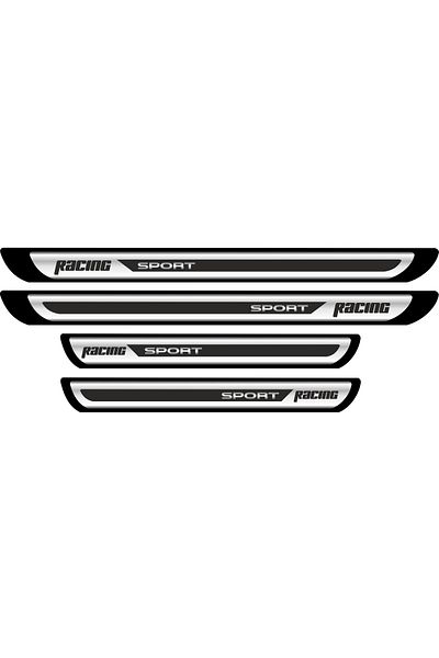 Avex Set de 4 autocolante cromate pentru prag - Racing Sport
