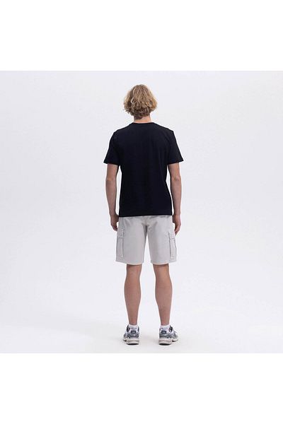 Ellesse Ανδρικό T-shirt με λαιμόκοψη μαύρο Em589