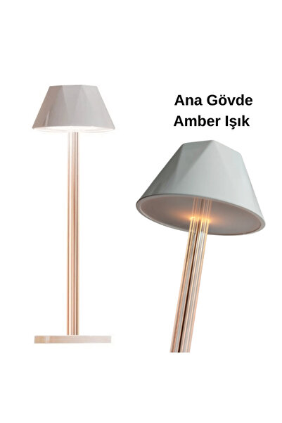 Forlife Dokunmatik Şarjlı Dekoratif Mellea Led Masa Lambası