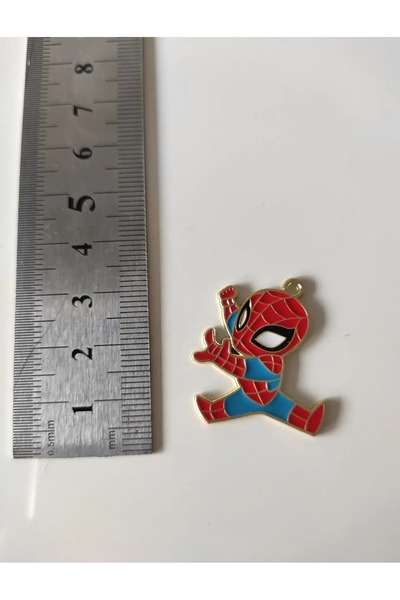 Esey Dizayn Örümcek Adam Ve Deri Bileklik - Erkek Çocuk Kolye