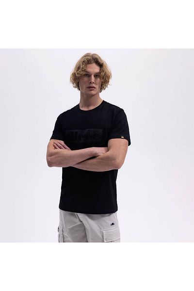 Ellesse Ανδρικό T-shirt με λαιμόκοψη μαύρο Em589