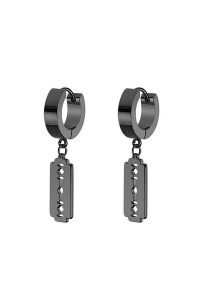 SIC MODA Stainless Steel Blade Earrings 3885