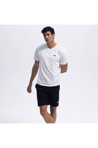 Ellesse Ανδρικό μπλουζάκι με λαιμόκοψη V λευκό Em186-1