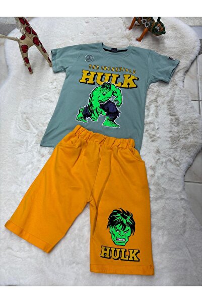 Baby HULK KARAKTERLİ ERKEK ÇOCUK T-SHİRT ŞORT TAKIM