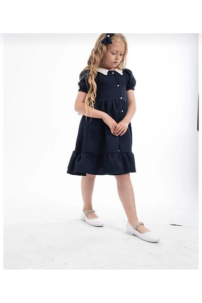 Zelhankids Wednesday Ready Collar Vintage Children's Dress