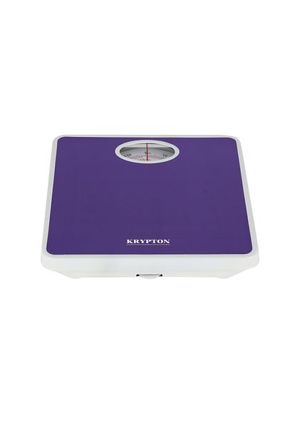 KRYPTON Mechanical Personal Scale | 130kg Capacity | Analog Dial | High Precision | Compact & Easy to Use
