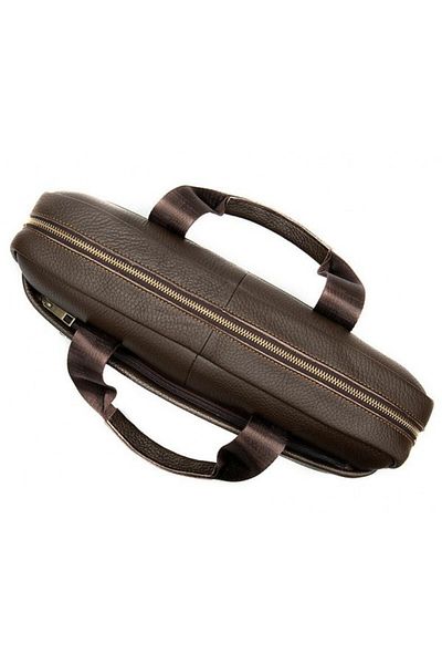OEM Servieta Pentru Barbati, David Gt1313, Piele Naturala, Maro
