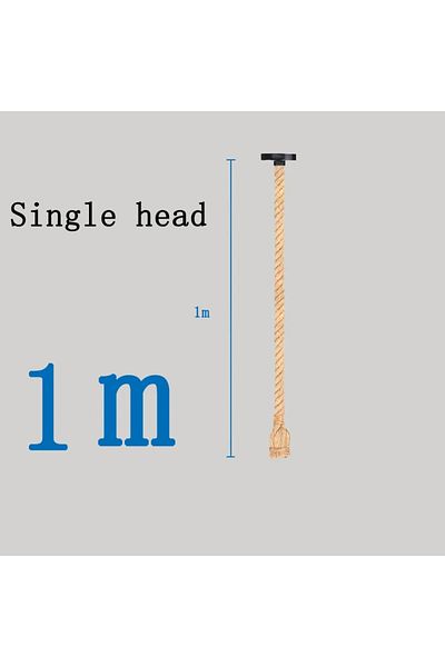 COOINJOY Single Head-1m Industrial E27 Vintage Hemp Rope Pendant Lights Attic Personality Indoor Lightings Fo