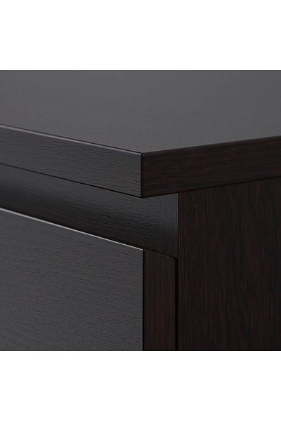 IKEA Chest of 2 drawers, black-brown, 40x55 cm