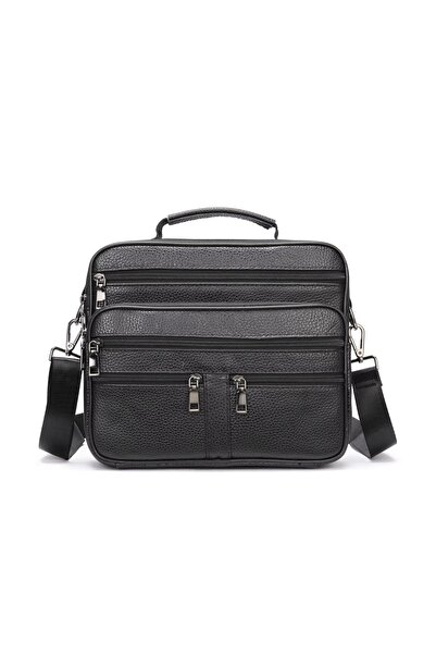delis Men's bag, Soren GT3260, genuine leather, Black