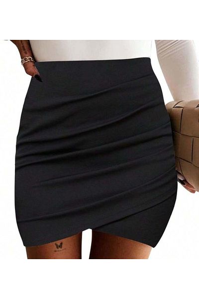 MAROVOAY Drape Detailed Miniskirt