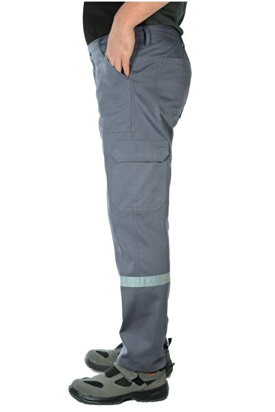 Tok İş Elbiseleri Yazlık Reflektörlü Kargo İş Pantolonu