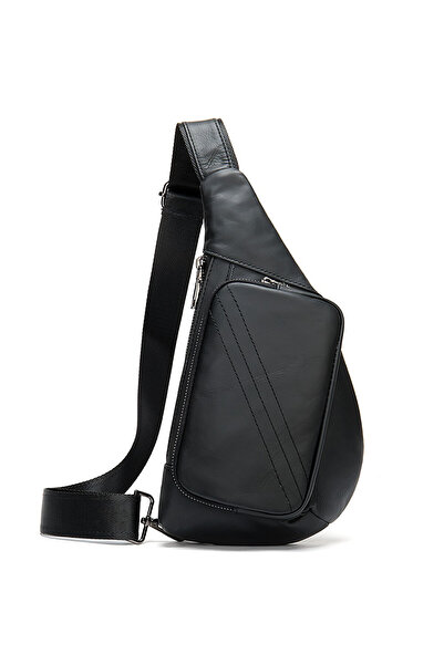 PFY Ανδρική τσάντα, Martin Gt1328, Φυσικό δέρμα, Μαύρο μοντέλο