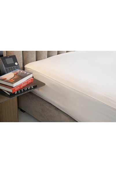 Gentelle 5-Star Hotel Quality Plain Fitted Sheet – 250TC (White)