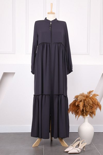 İmajButik Φούσκα με καπνιστό μανίκι ελαστικό βολάν