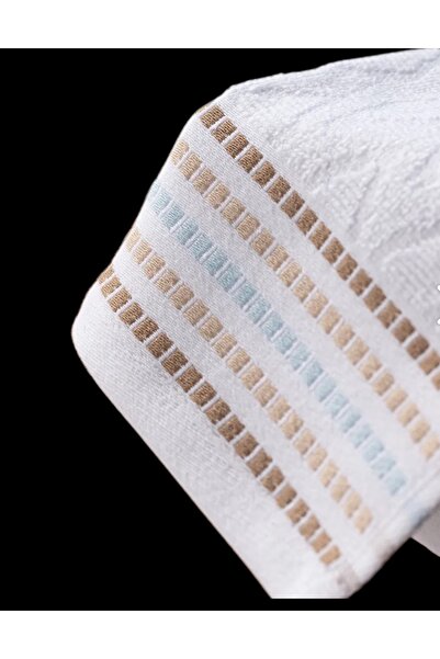 Madame Coco Tournant 100% бавовна 2-пакова рушник для рук білий/бежевий 30x45 см