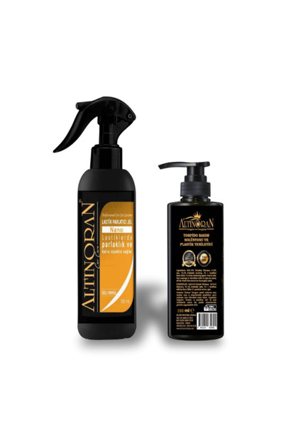 Altınoran Nano Lastik Parlatıcı 500ml + Torpido Bakım Solüsyonu 200ml