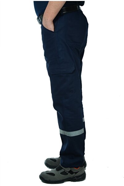 Tok İş Elbiseleri Yazlık Reflektörlü Kargo İş Pantolonu