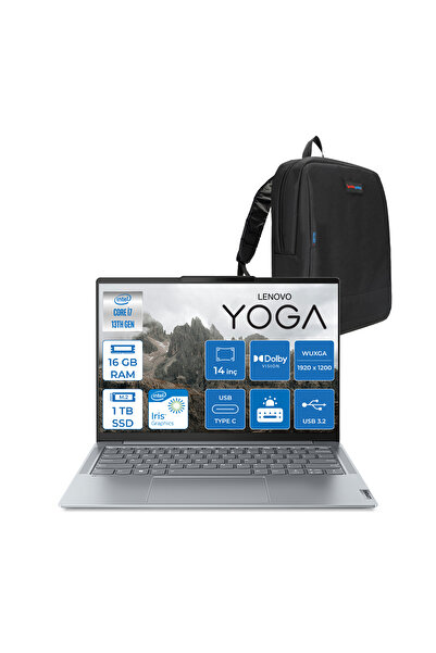 LENOVO yoga Slim 6 14IRH8 I7 13700H 16GB 1tb SSD 14" Wuxga 400NITS OLED FDOS 883E0005YTR03+ZETTAÇANTA