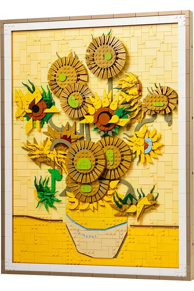 LEGO ®   Art Vincent Van Gogh – Sunflowers 31215 - 18+ Collectible Painting Making Set (2615 Pr)
